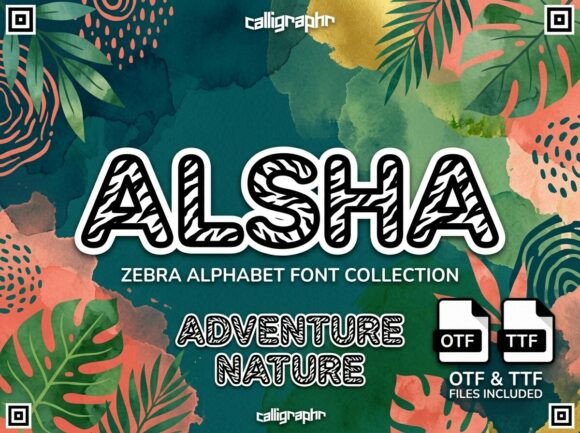 Alsha: A Bold Decorative Font for Maximum Visual Impact