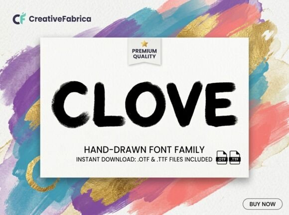 Clove Font: A Bold Display Typeface for Impactful Design