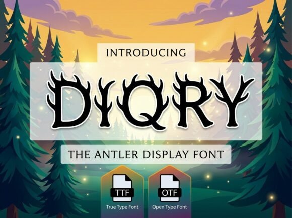Diory: Crafting Wilderness Elegance in Modern Typography