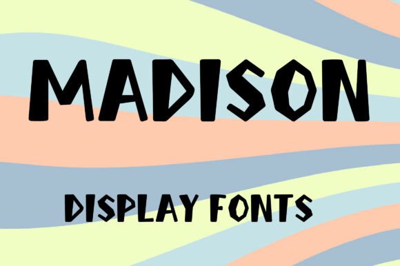Madison: Bold Geometric Typography for Modern Design